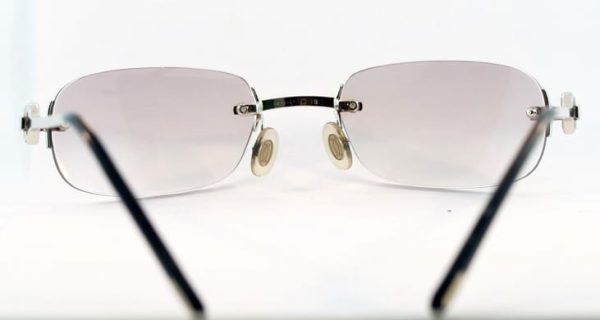 Cartier Gold Bridge repaired 600x320 - Versace Gold Glasses:  Bridge Replacement
