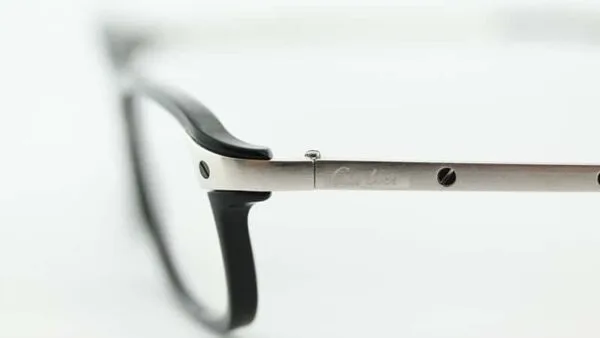 Broken Left Hinge Rebuild of Cartier Eyeglasses