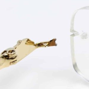 Cartier elbow post broken left 300x300 - Cartier Glasses Repair