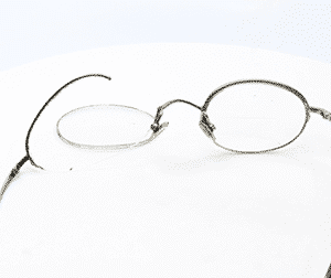 Vintage Eyeglasses Left Lens Frame Weld