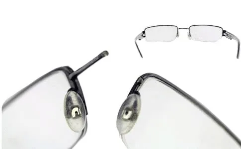 Half Metal Eyeglass Frame right Bridge repair