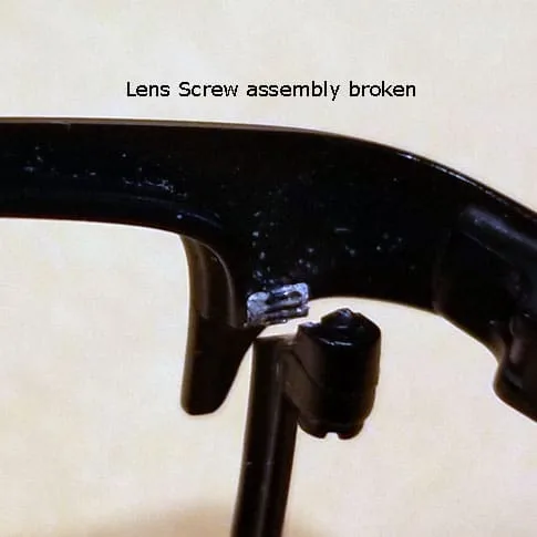 Lens Screw Assembly Broken