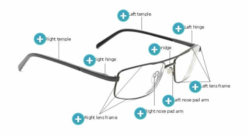 Metal eyeglass frame 1 1 - Metal Eyeglass Frame Repair