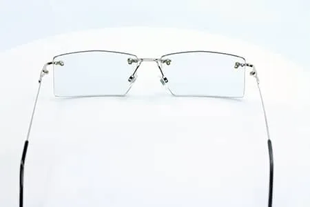 Hinge Rebuild of Rimless Glasses Frame