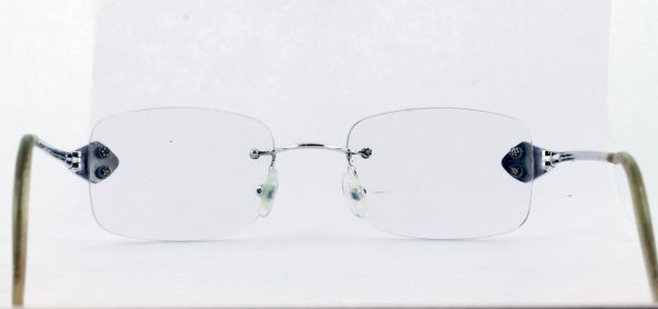 Rimless NPA Repaired 600x282 - Nose Pad Arm Re-Attached - Right - Rimless Frame