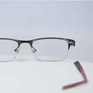 Eyeglass Hinge Rebuild-Convert - Half Metal - Right