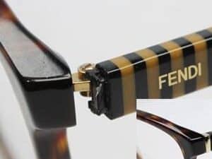 Fendi Glasses' Trim Piece Left