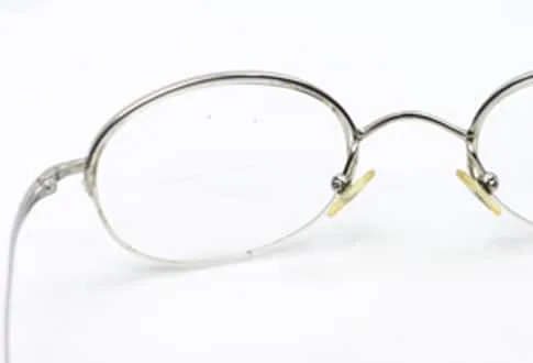 Vintage Glasses' Lens Frame After Weld