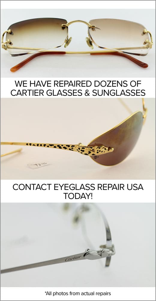 Cartier Glasses Repair | Eyeglasses, Cartier gold, Eyeglass brand