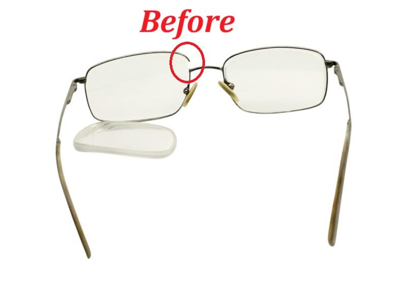 Cartier Frame Before Left Lens Frame Weld