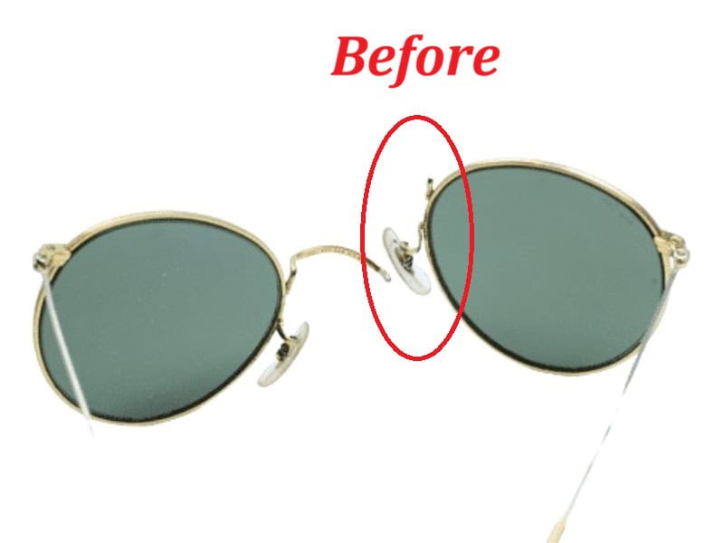 Cartier Metal Right Bridge Before Weld