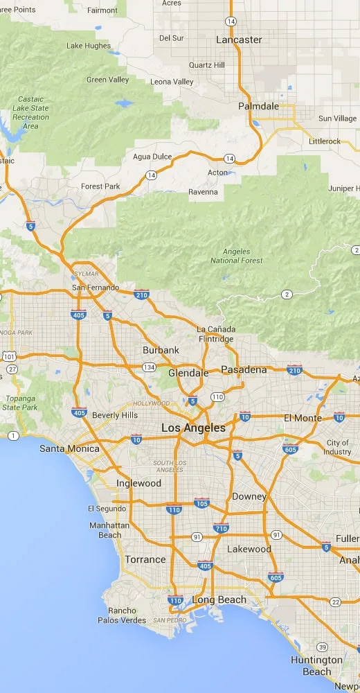 Los Angeles Map