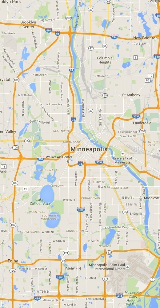 minneapolismap 1 - Eyewear Repair in Minneapolis