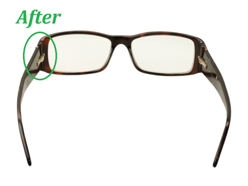 Plastic Frame After Left Hinge Rebuild