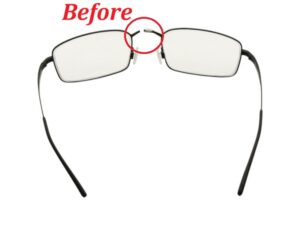 Titanium Flexon Frame Before Bridge Weld