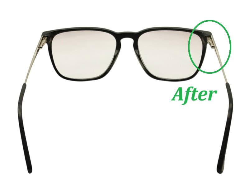 Cartier Frame After Right Temple Weld