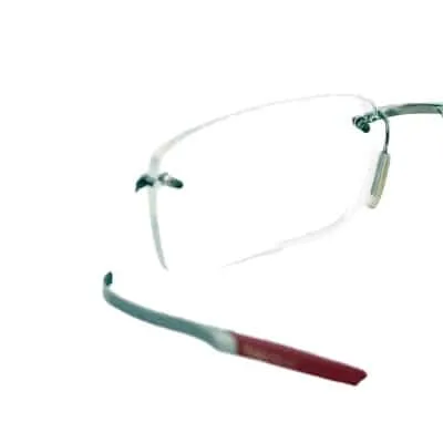 Titanium Eyeglass left bending Temple before Repair