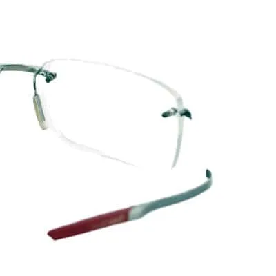 Titanium Eyeglass Frame right Temple before Repair