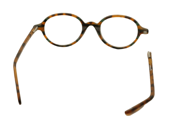 vintage repair right 1 600x399 - Vintage Eyeglass Hinge Rebuild - retrofit- right