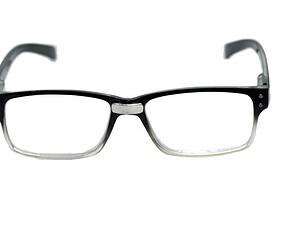 Plastic Eyeglasses bridge with silver trim