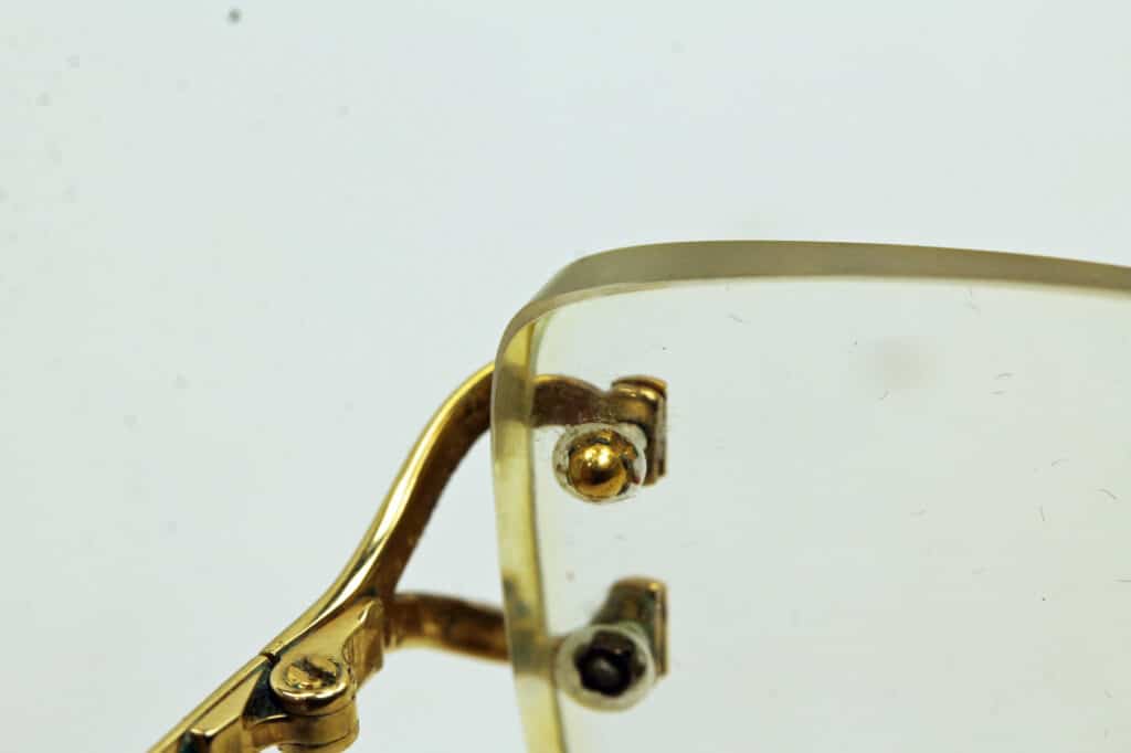 Cartier Gold and Wood Frame Repair - Eyeglass Repair USA