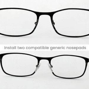 Install 2 generic nosepads