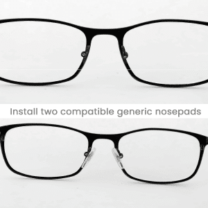 Install 2 generic nosepads 300x300 1 - Serengeti Sunglasses Repair