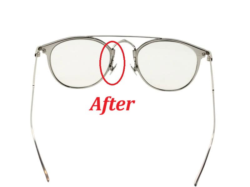 Cartier Left Nose Pad Arm After Weld