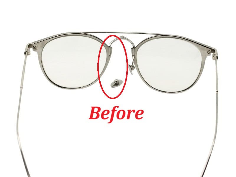 Cartier Left Nose Pad Arm Before Weld