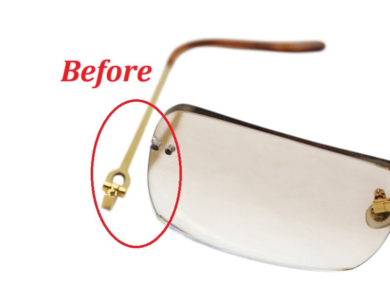 Right Cartier Elbow Retrofit Before Repair