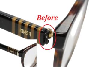 Fabricate Eyeglass Trim Piece Right Before Repair