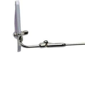 Metal Eyeglass Frame Barrel Hinge retrofit to regular Hinge - left