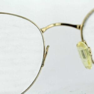 Cartier Gold Eyeglasses - Left nosepad Arm replace - before