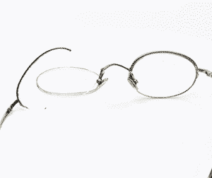 Vintage Eyeglasses Left Lens Frame Weld