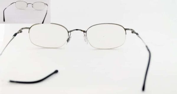 Half Metal Eyeglass Left Temple Weld