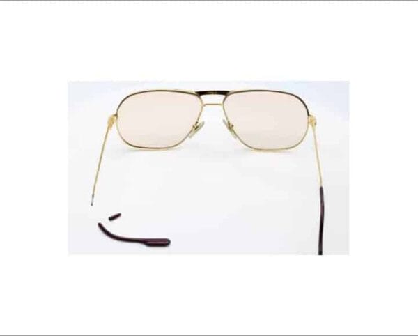 Left Temple Broken of a Glasses Frame