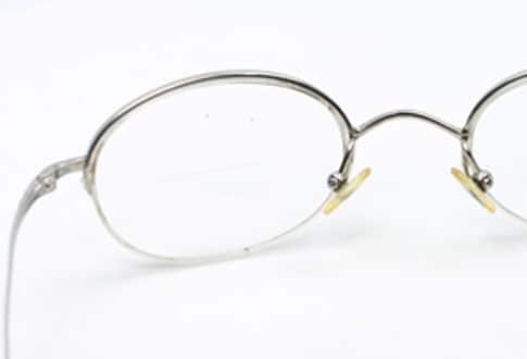 Vintage Glasses' Lens Frame After Weld