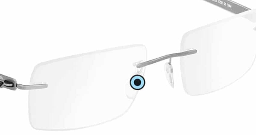 Left Nosepad Arm - Rimless