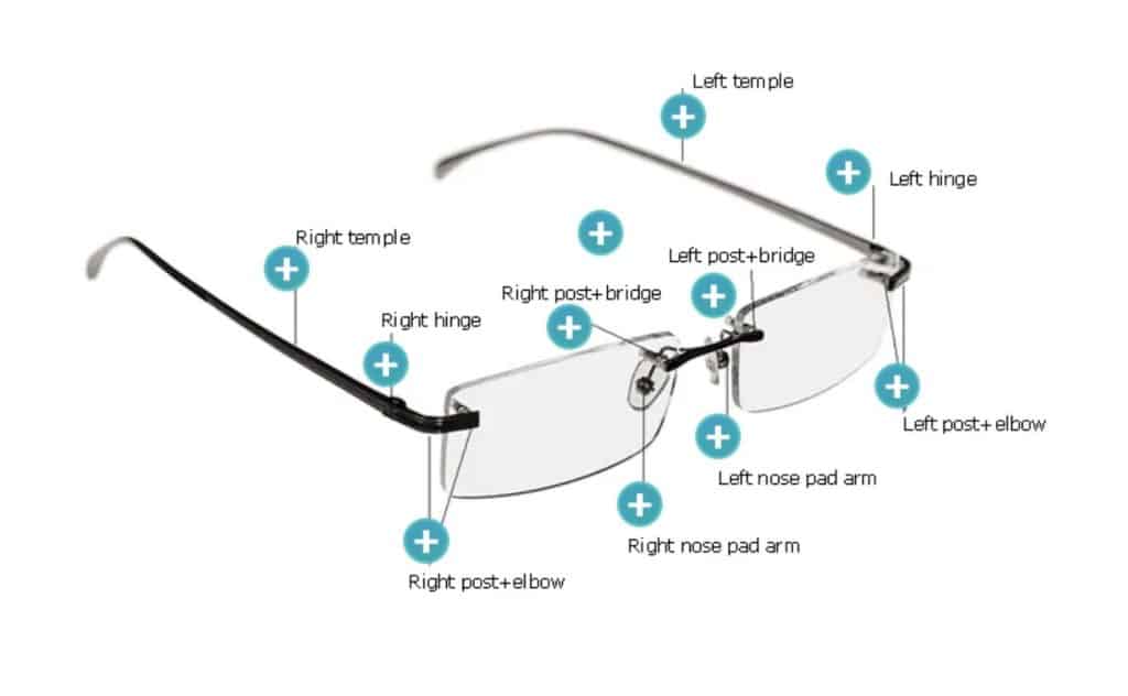 Rimless Eyeglass Frame Repair